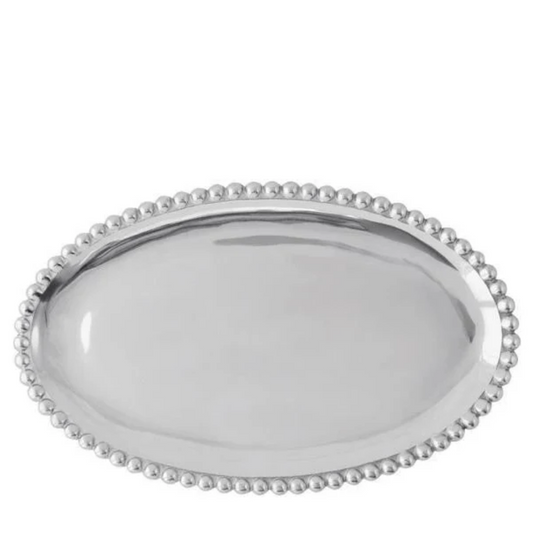 Mariposa Pearled Oval Platter
