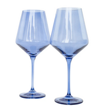 Load image into Gallery viewer, Estelle Cobalt Wine Stemware
