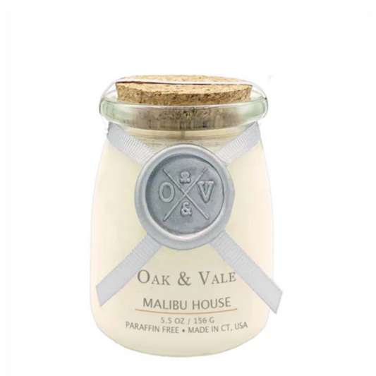 Oak & Vale Malibu House Candle