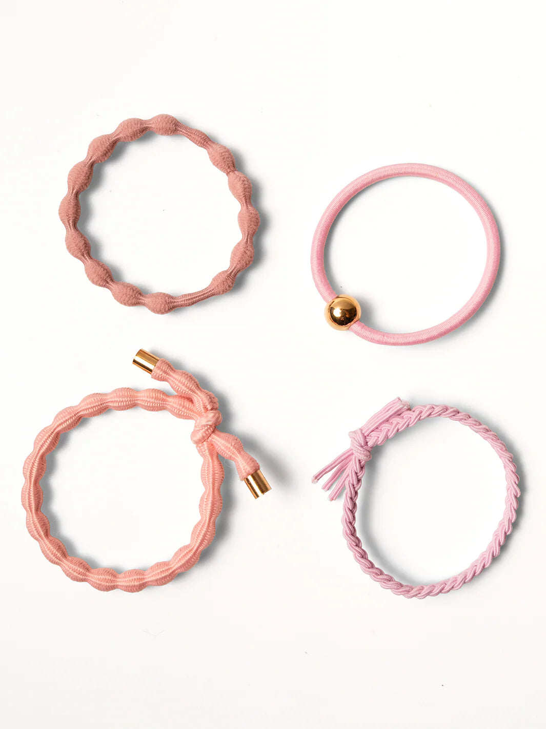 Blush Elastics Set of 4