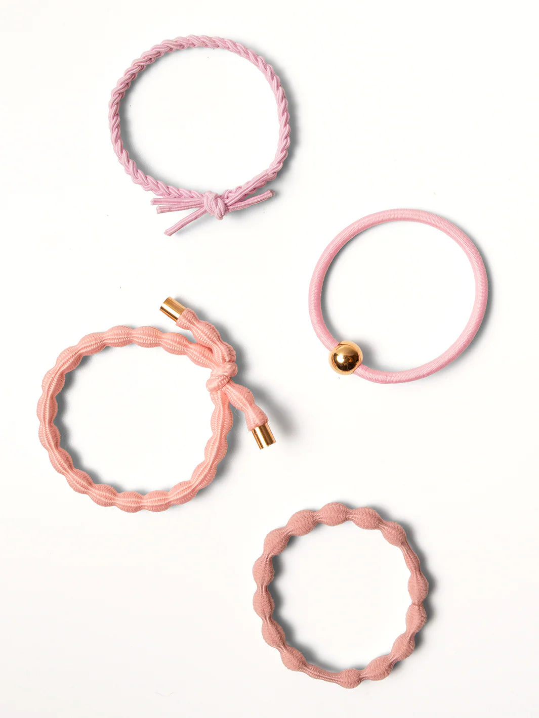 Blush Elastics Set of 4