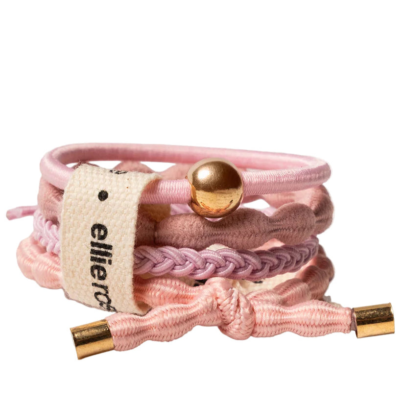 Blush Elastics Set of 4