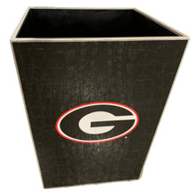 Load image into Gallery viewer, UGA &quot;G&quot; Black Waste Bin
