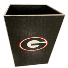 Load image into Gallery viewer, UGA &quot;G&quot; Black Waste Bin
