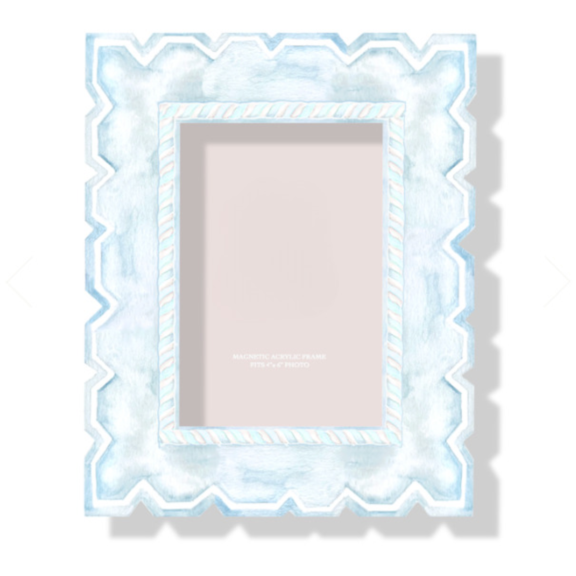 Powder Blue 7x5.5 Acrylic Frame
