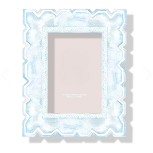Powder Blue 7x5.5 Acrylic Frame
