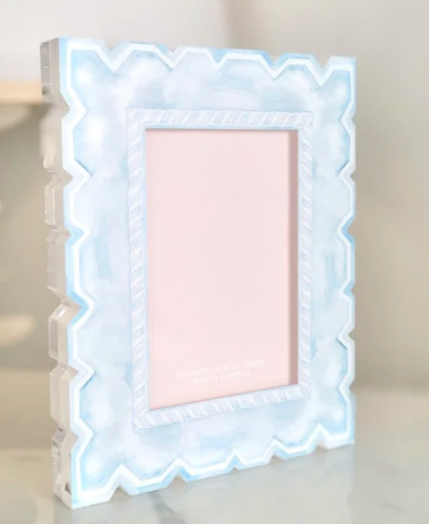Powder Blue 7x5.5 Acrylic Frame