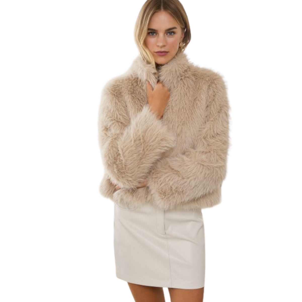 Faux Fur Short Jacket