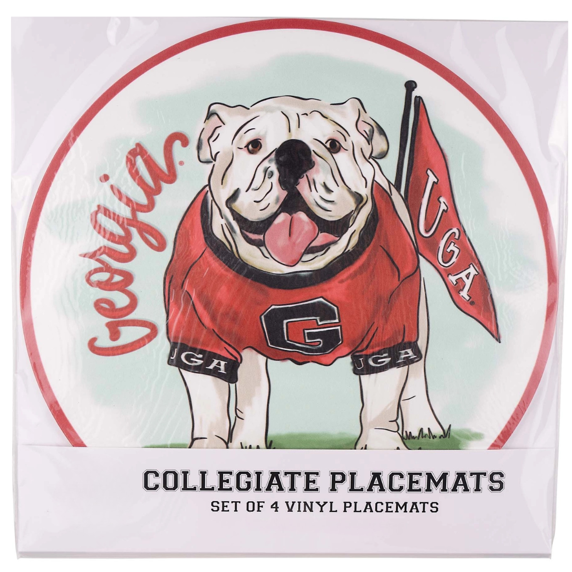 Georgia Mascot Vinyl Placemats