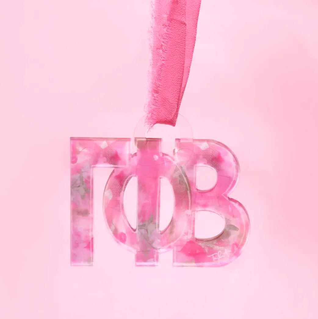 Sorority Acrylic Letter Ornament