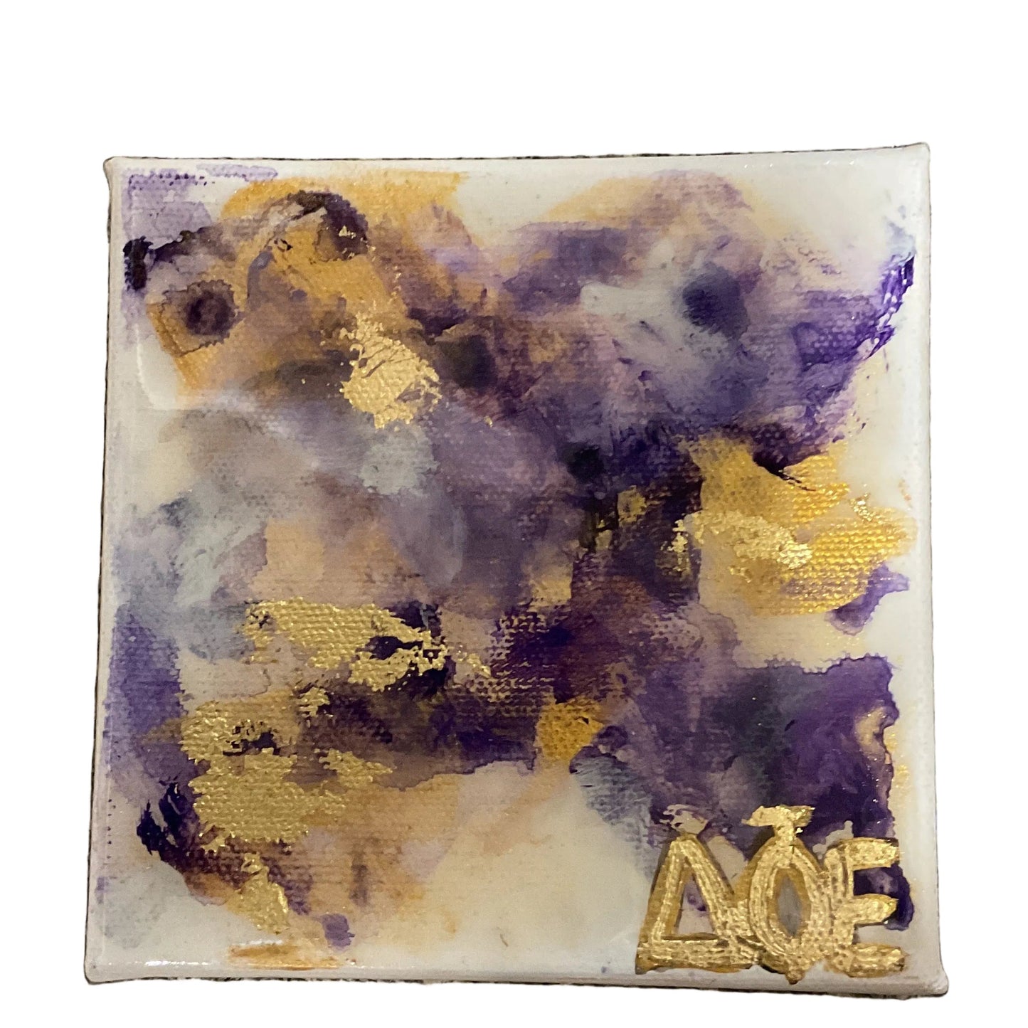 5"x5" Sorority Abstract Art