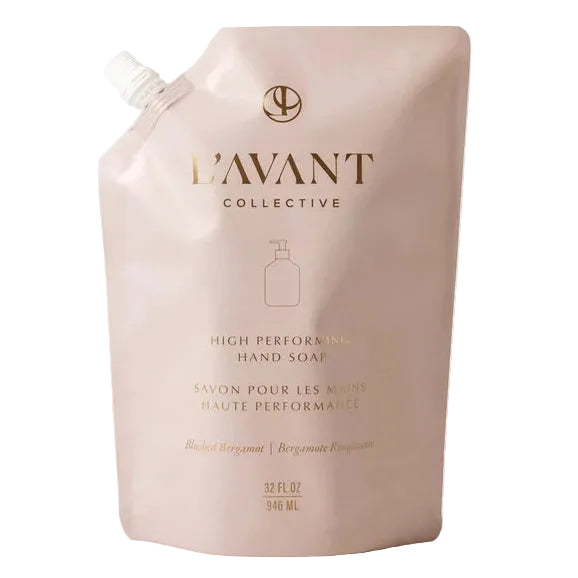 L'Avant Collective hand soap refill pouch on a white background