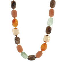 Load image into Gallery viewer, Marble Stone Geo Metal Choker
