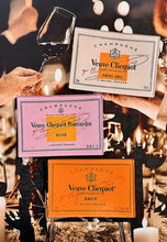 Load image into Gallery viewer, Veuve Clicquot  Rosé  Decoupage Glass Tray
