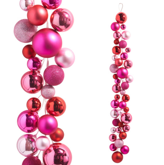 Pink Ball Garland