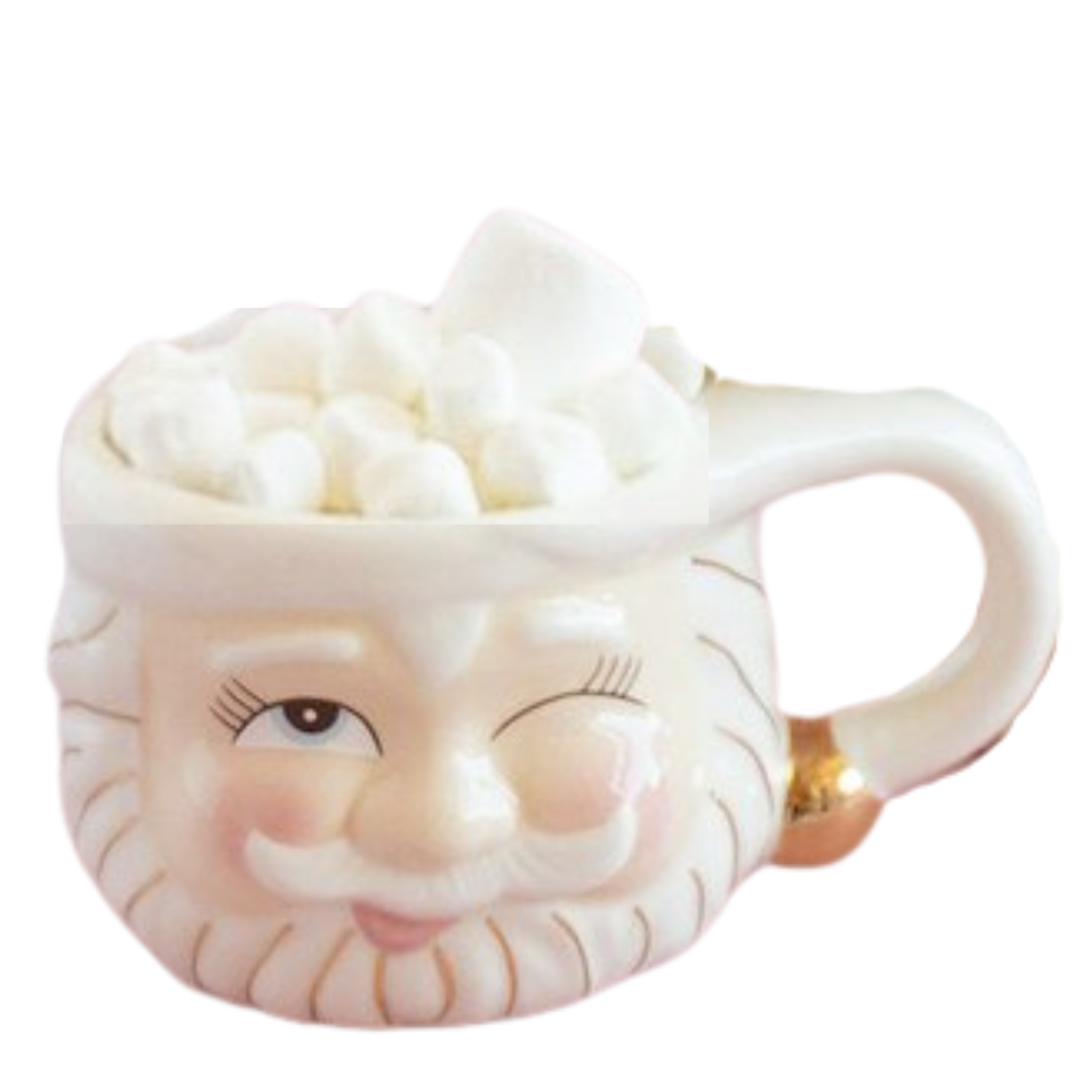 Glitterville Papa Noel Mugs