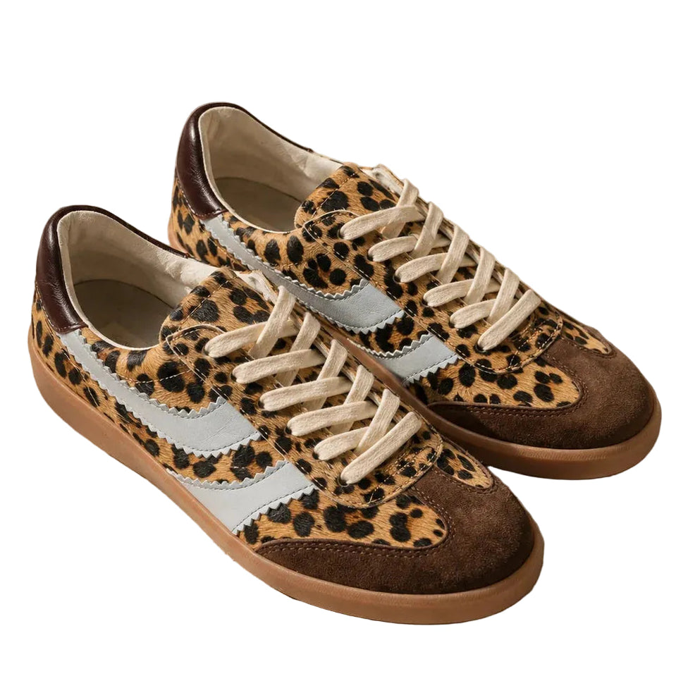 Dolce Vita Merit Leopard Calf Hair Sneakers