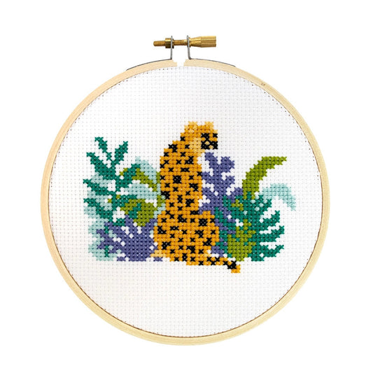 Cheetah Cross Stitch Kit
