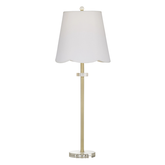 Scallop Shade Table Lamp