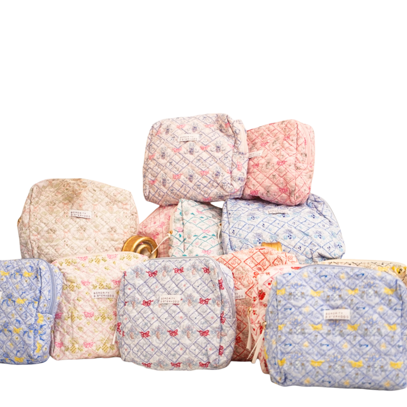 Sorority & Sisterhood Quilted Toiletry Bag
