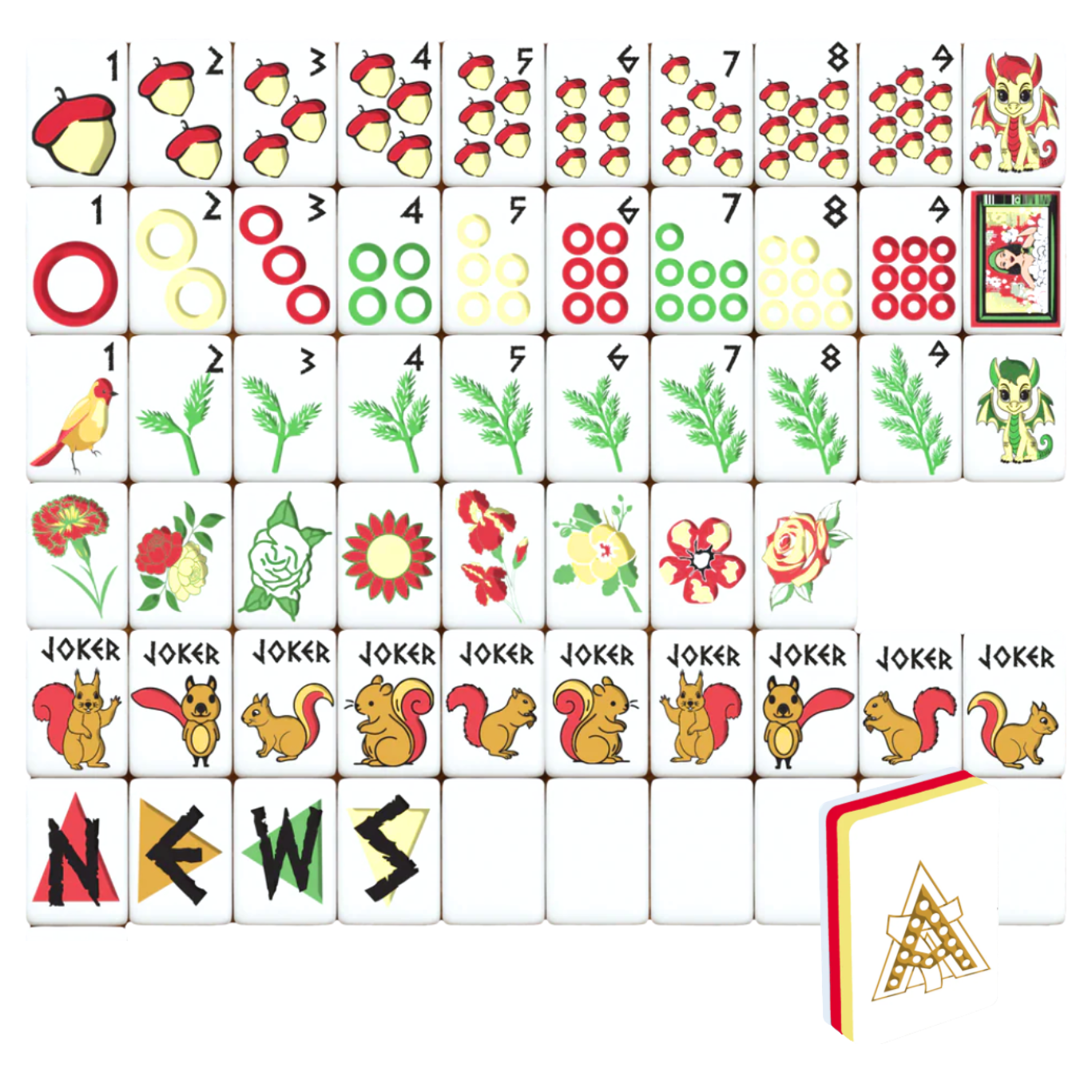 Sorority Mahjong Tiles