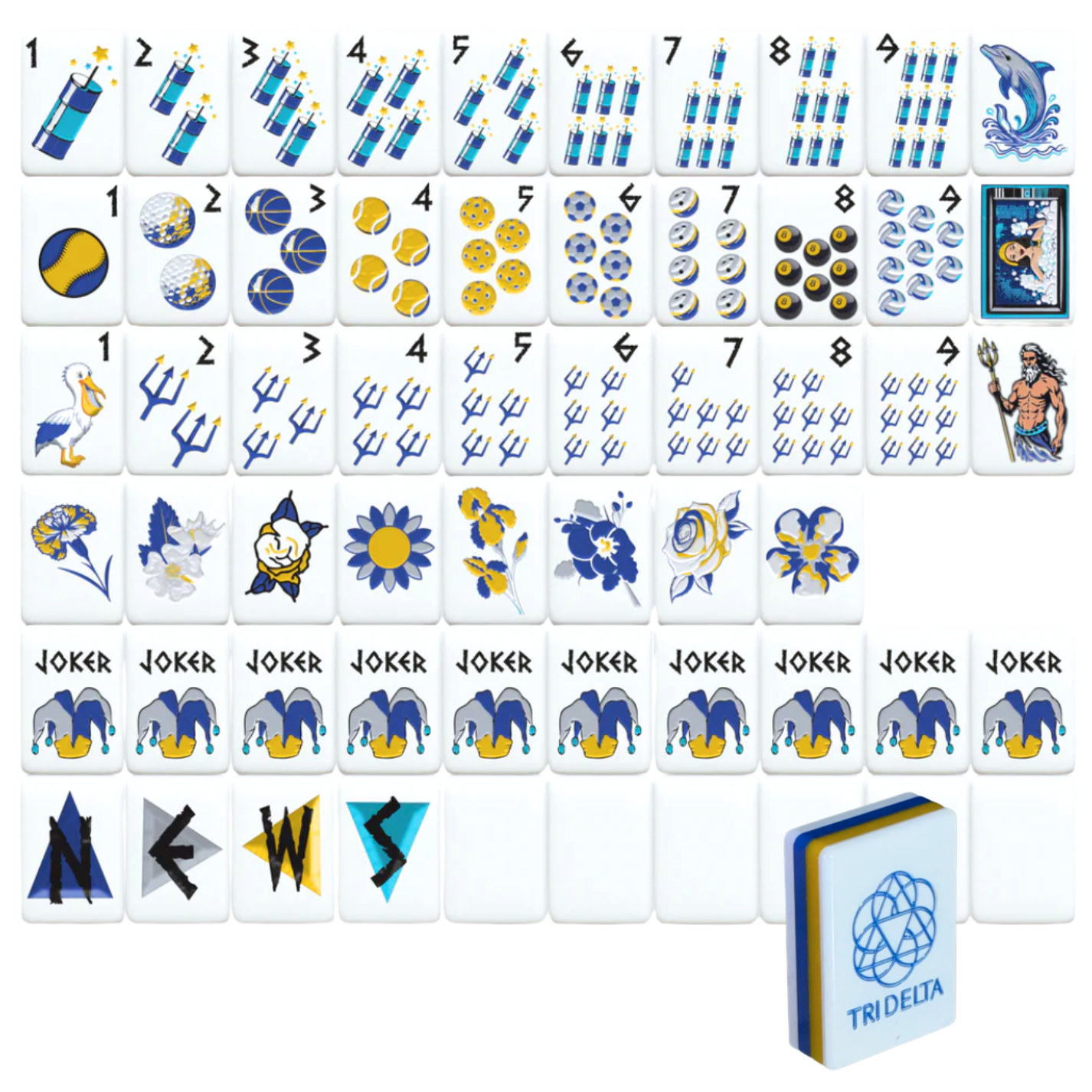 Sorority Mahjong Tiles