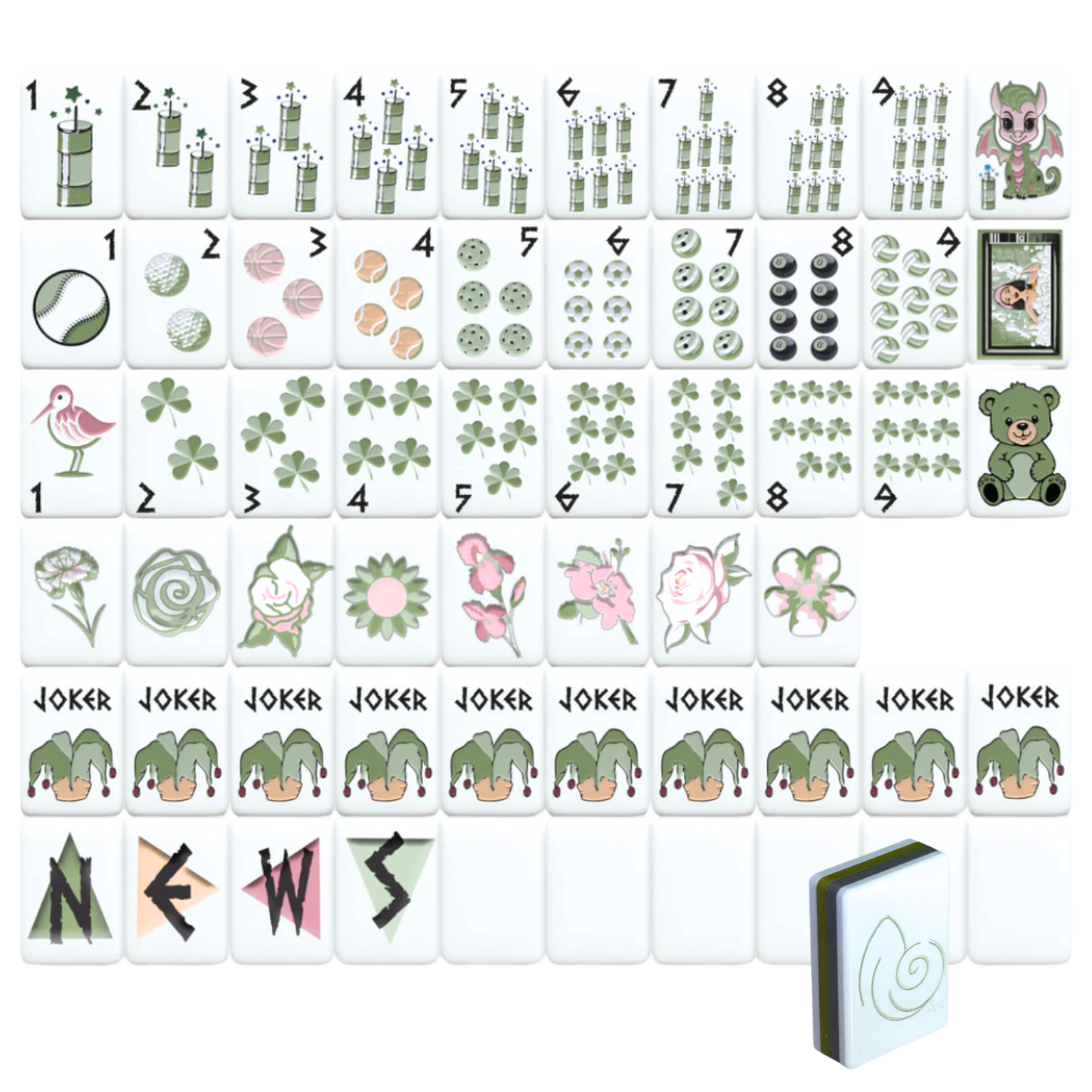 Sorority Mahjong Tiles