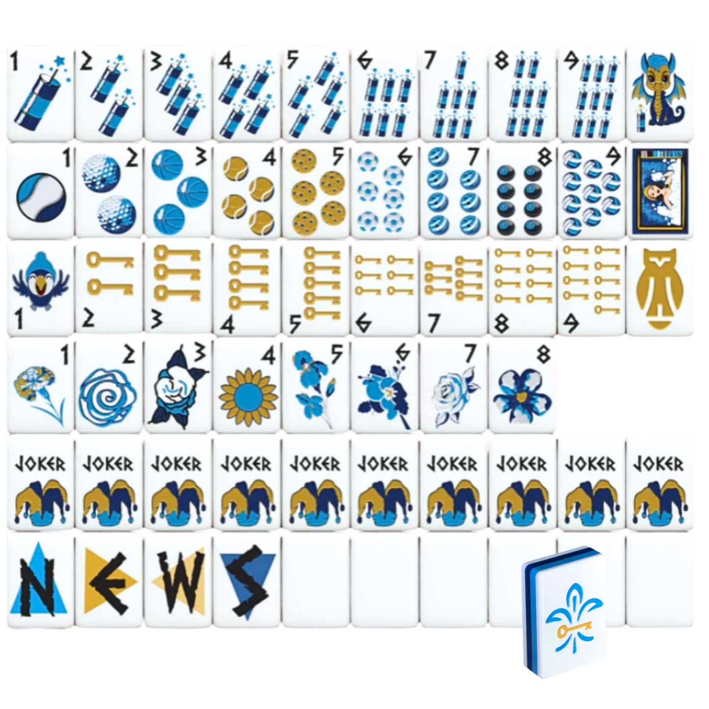 Sorority Mahjong Tiles
