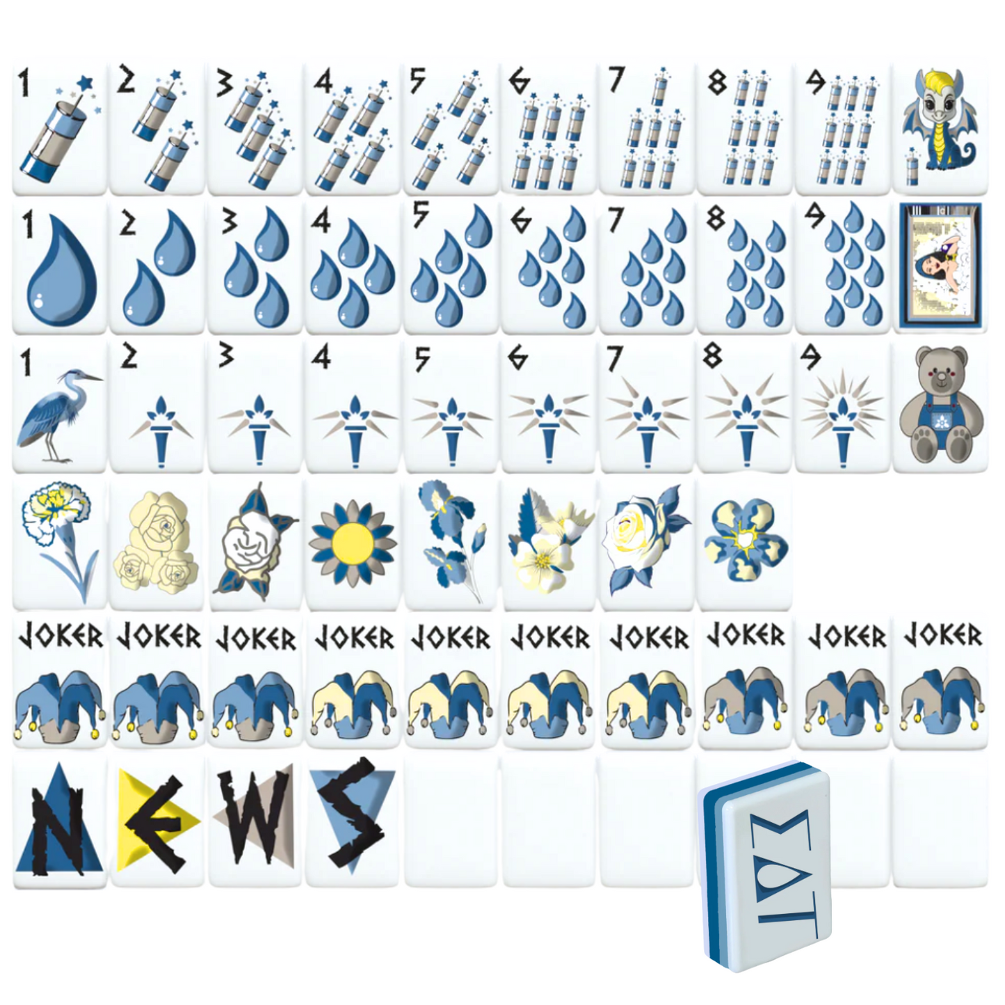 Sorority Mahjong Tiles