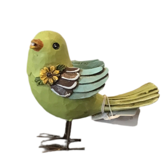 Multi-Colored Floral Bird