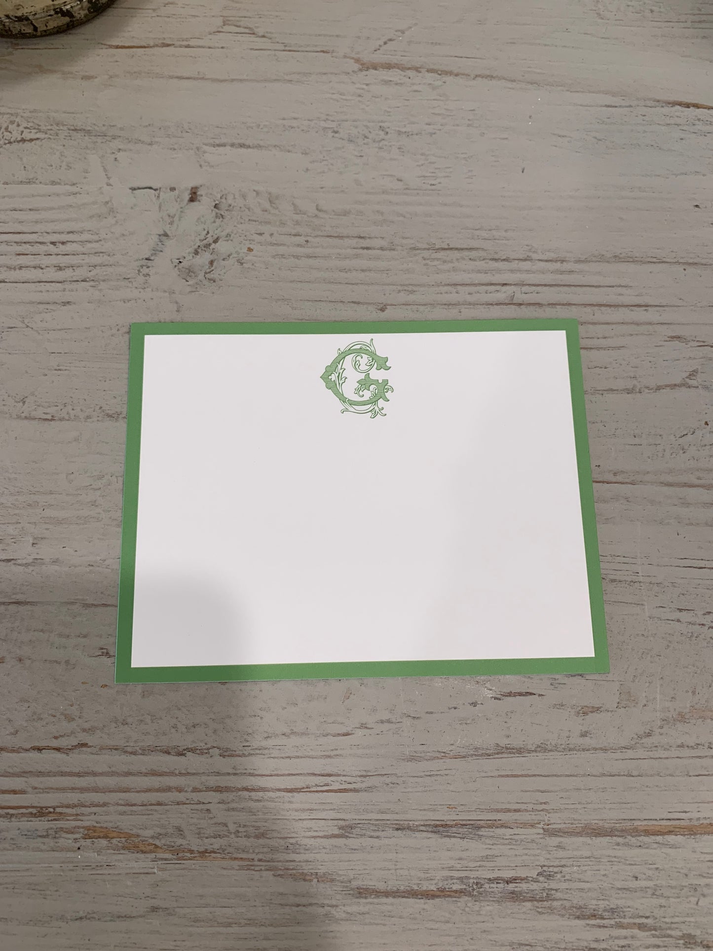 Initial Notecard Set