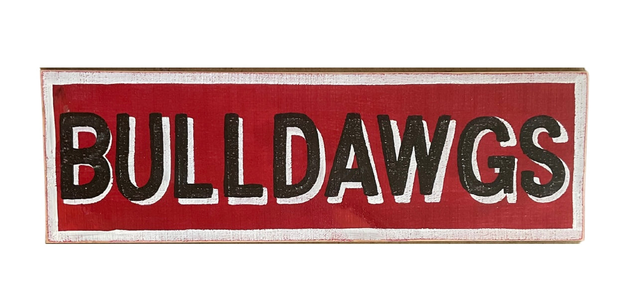 UGA Distressed Signs