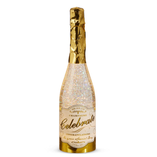 Lighted Champagne Bottle Decoration