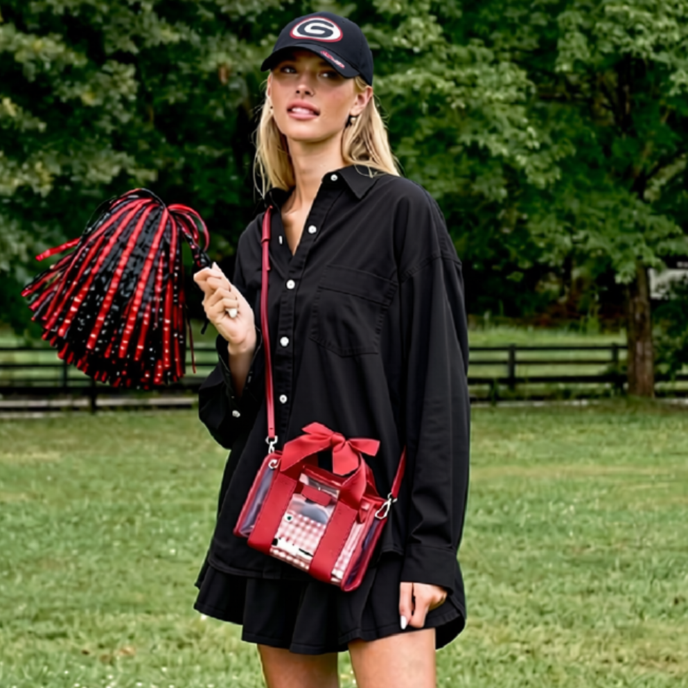 Case-Mate Red Bow Jelly Stadium Bag
