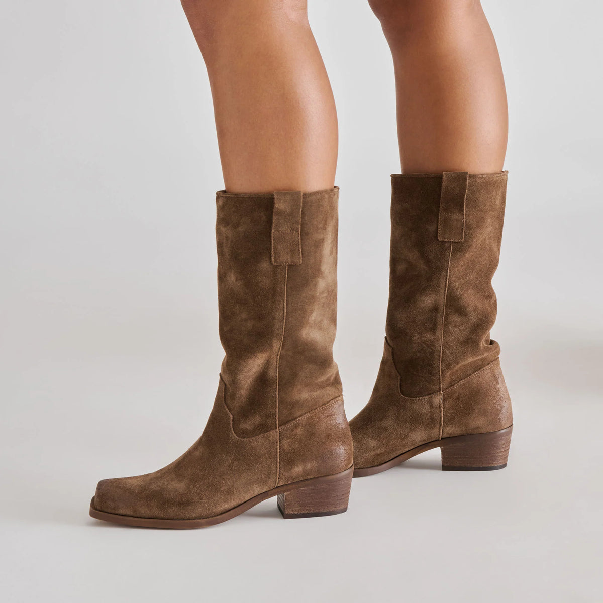 Dolce Vita Romie Suede Boot in Chocolate