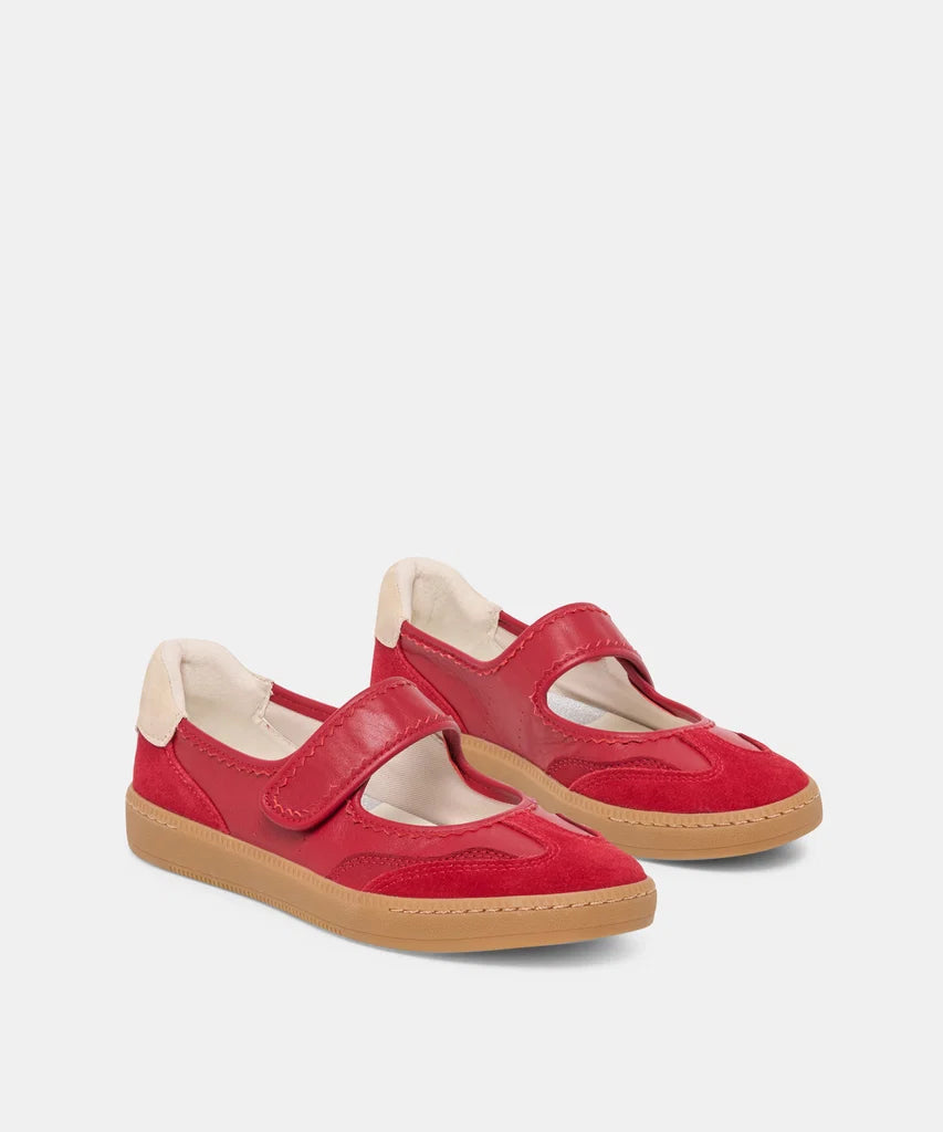 Dolce Vita Nanet Sneakers Crimson Leather