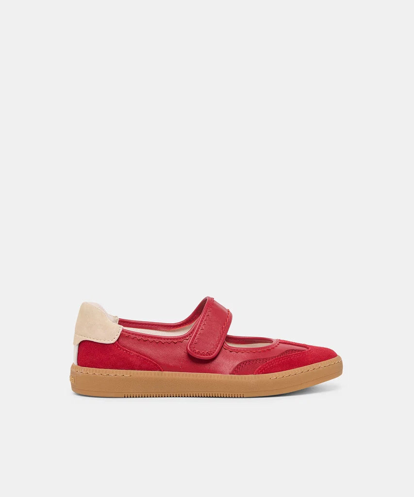 Dolce Vita Nanet Sneakers Crimson Leather
