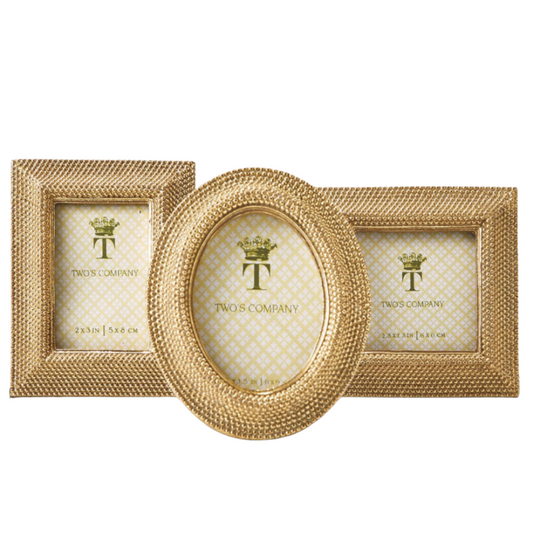 Mini Golden Dots Photo Frame