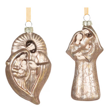 Load image into Gallery viewer, The Holy Family Glass Ornament

