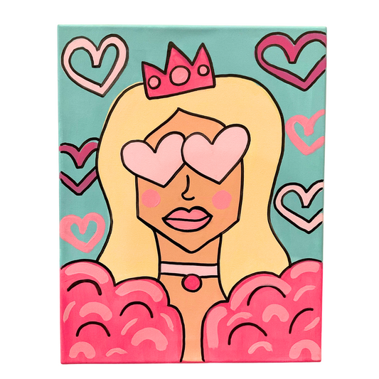 Funky Girl Painting