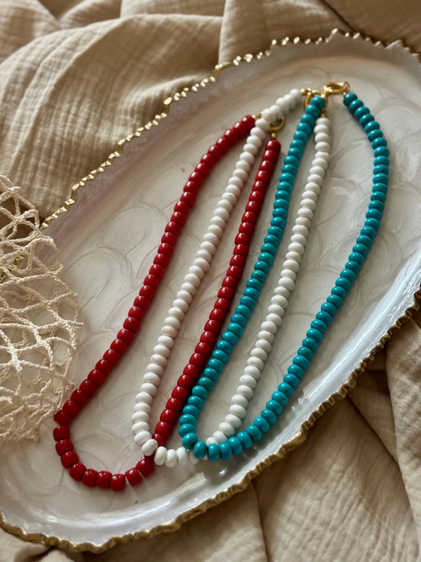 Tatum James White Baylor Necklace
