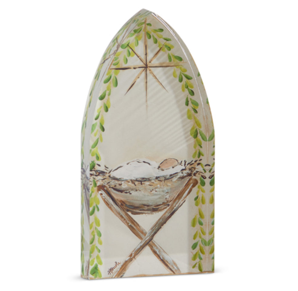 Jesus in the Manger Acrylic Decoration