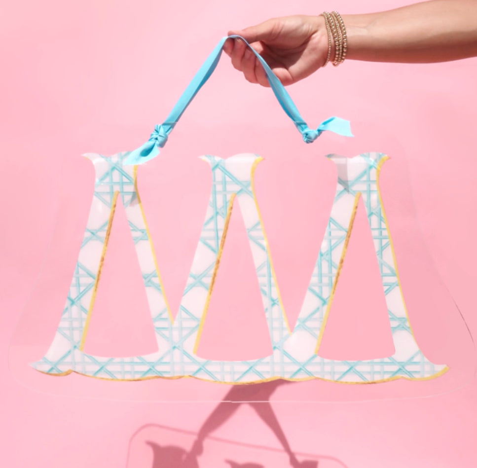 Sorority Acrylic Door Hanger
