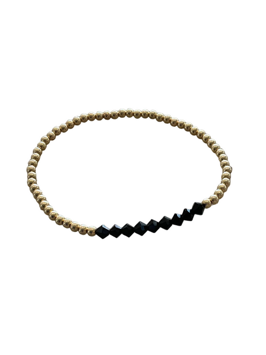 Swarovski Gold Filled Bar Bracelet