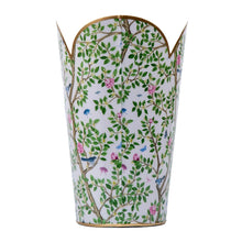 Load image into Gallery viewer, Elsie&#39;s Garden Enameled Tulip Top Waste Basket
