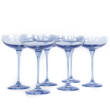 Load image into Gallery viewer, Estelle Cobalt Champagne Coupe
