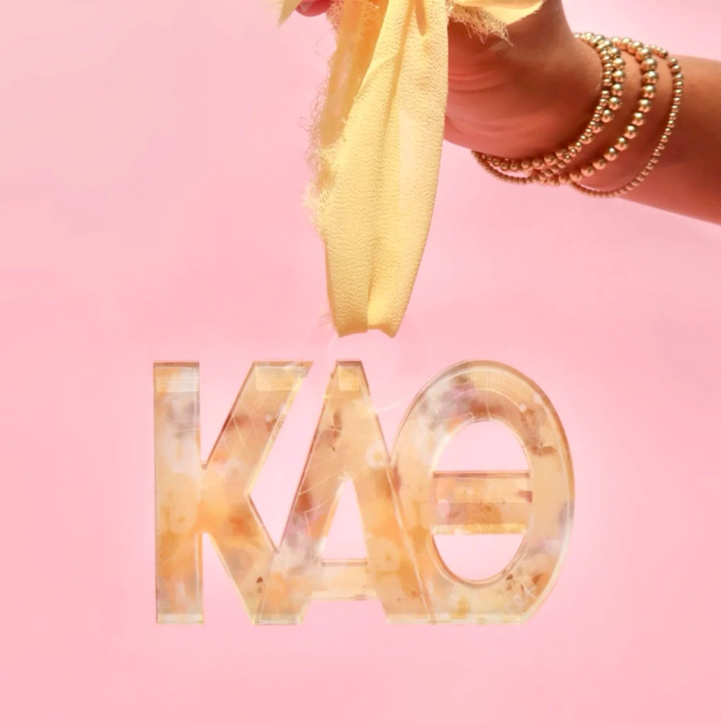 Sorority Acrylic Letter Ornament