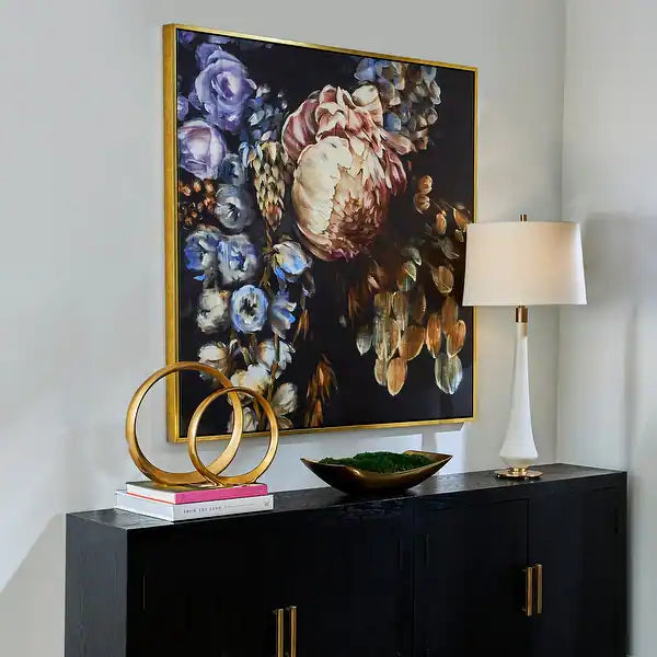 Peony Floral Canvas Painting