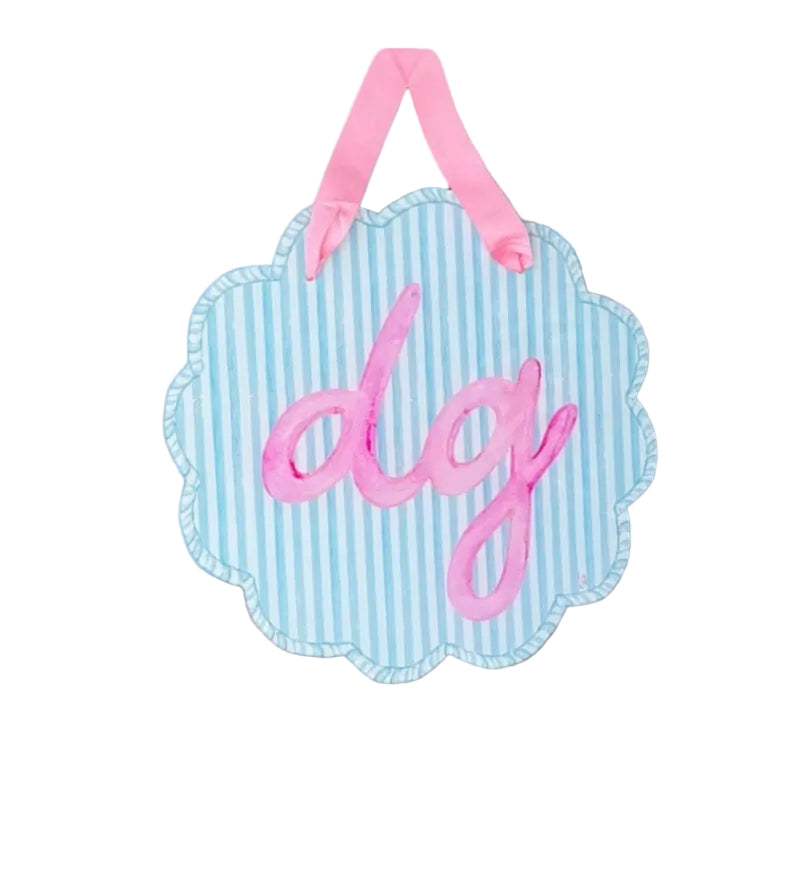 Sorority Scalloped Acrylic Door Hanger