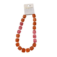 Load image into Gallery viewer, Golden Stella Square Bead Necklace
